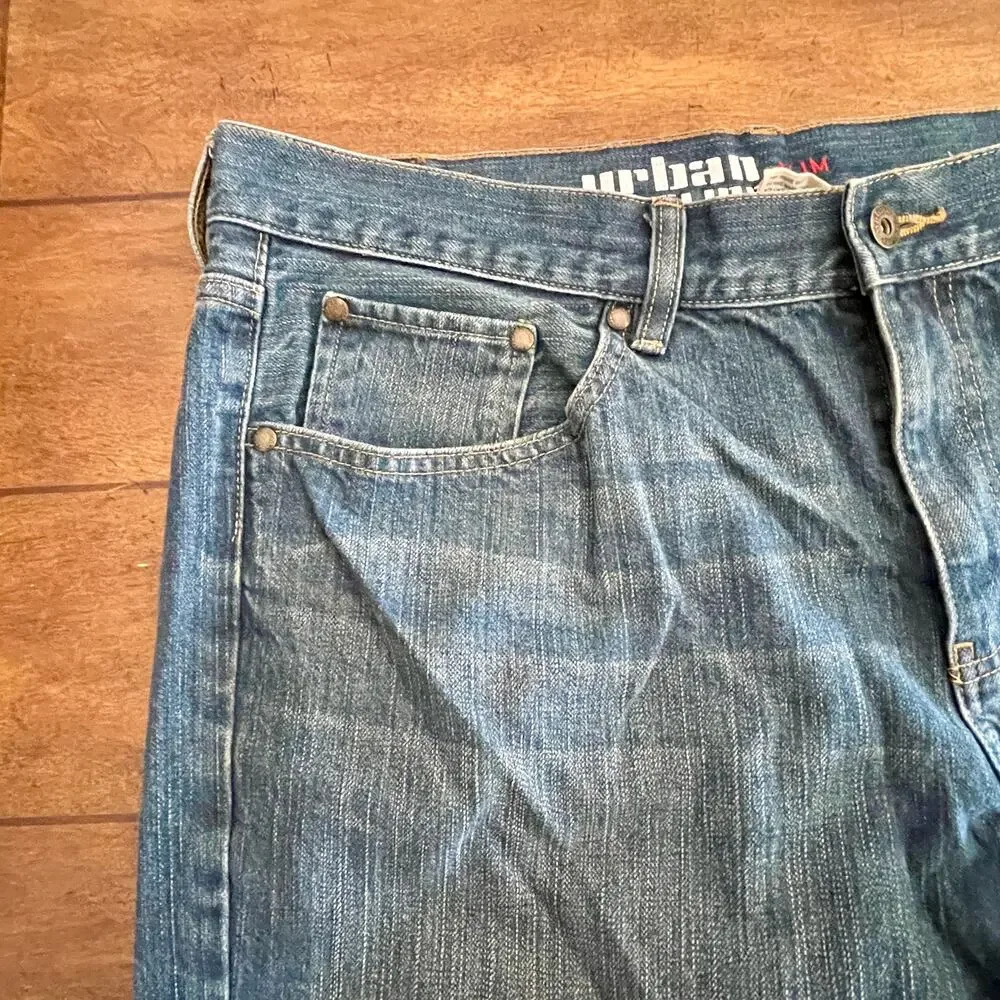 Urban Pipeline Denim Jeans Mens 38 x 30 Slim A-57 - Picture 7 of 14